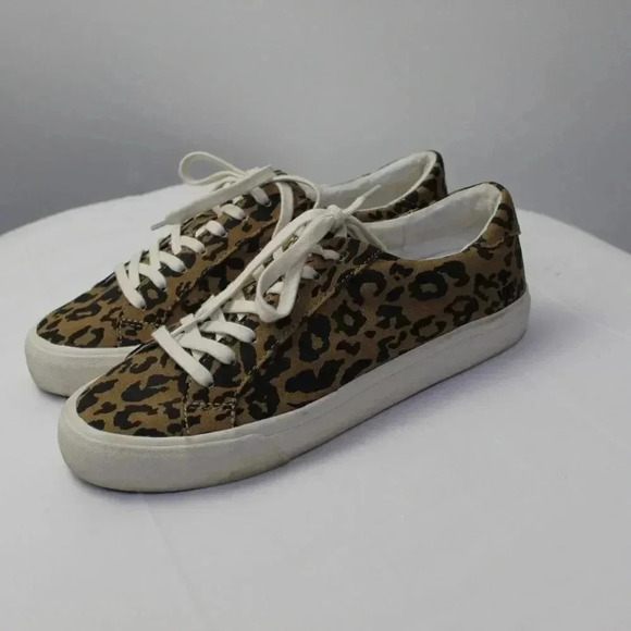 Madewell cheetah animal print sneakers size 9 - Picture 11 of 13